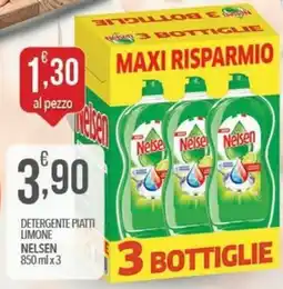 Iper Romagnolo Detergente piatti limone Nelson offerta