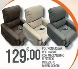 Iper Romagnolo Poltrona relax offerta