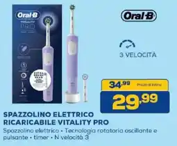 Euronics Bruno Spazzolino elettrico Oral-B offerta