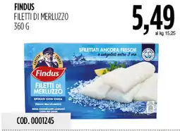 Carico Cash & Carry Findus filetti di merluzzo offerta