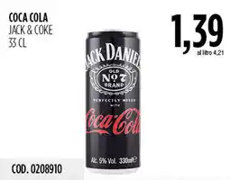 Carico Cash & Carry Jack Daniel's Coca-Cola offerta