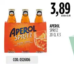 Carico Cash & Carry Aperol Spritz offerta