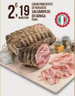 Iper Romagnolo Gran panciotto di frasassi Salumificio di Genga offerta