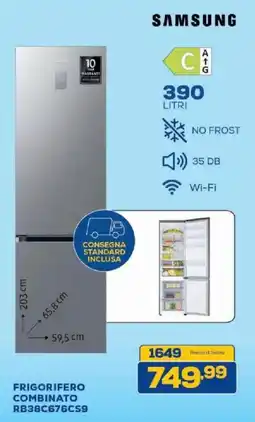 Euronics Bruno Samsung frigorifero combinato offerta