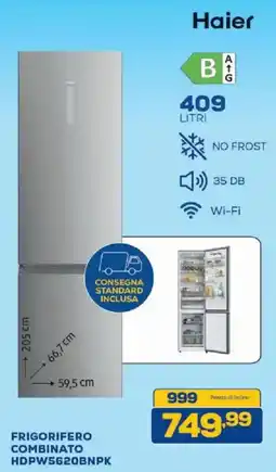 Euronics Bruno Haier frigorifero combinato offerta