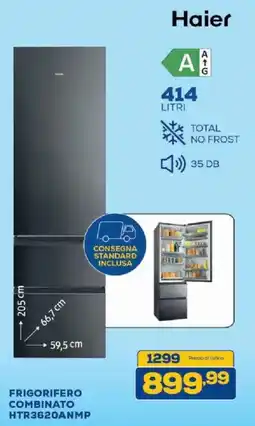 Euronics Bruno Haier frigorifero combinato offerta
