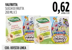 Carico Cash & Carry Valfrutta succhi di frutta offerta