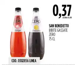 Carico Cash & Carry San Benedetto bibite gassate zero offerta
