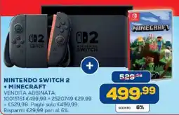 Euronics Bruno Nintendo Switch 2 + Minecraft offerta