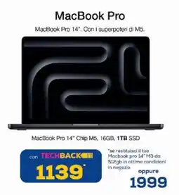 Euronics Bruno MacBook Pro offerta