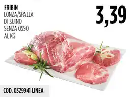 Carico Cash & Carry Fribin lonza/spalla di suino senza osso offerta