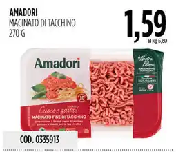 Carico Cash & Carry Amadori macinato fine di tacchino offerta