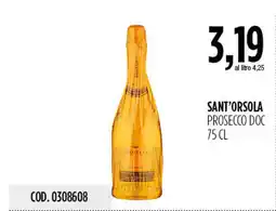 Carico Cash & Carry Sant'Orsola Prosecco DOC offerta