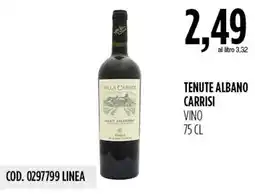 Carico Cash & Carry Villa Caruso Vino offerta
