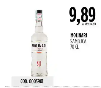 Carico Cash & Carry Molinari Sambuca offerta
