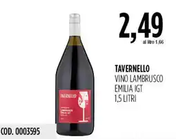 Carico Cash & Carry Tavernello Vino Lambrusco Emilia IGT offerta