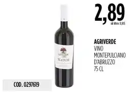 Carico Cash & Carry Agriverde vino montepulciano d'abruzzo offerta