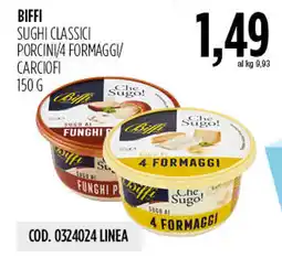 Carico Cash & Carry Biffi sughi classici 4 formaggi offerta