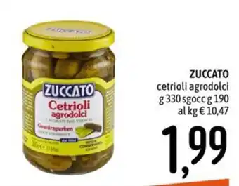 Zuccato cetrioli agrodolci