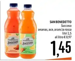 Emisfero San Benedetto Succoso ananas, ace, arancia rossa offerta
