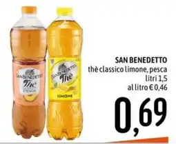 Emisfero San Benedetto thè classico limone offerta