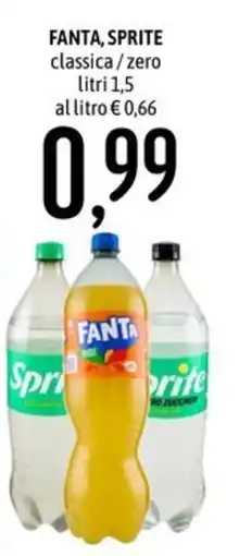 Emisfero Fanta, Sprite classica / zero offerta
