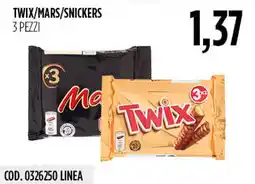 Carico Cash & Carry Twix/Mars/Snickers offerta