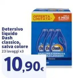 Sigma Detersivo liquido Dash classico, salva colore offerta