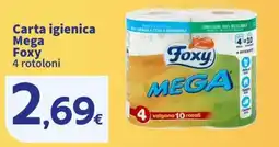 Sigma Carta igienica Foxy Mega offerta