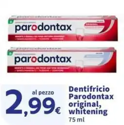Sigma Dentifricio Parodontax original, whitening offerta