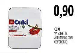 Carico Cash & Carry Cuki vaschette alluminio con coperchio offerta