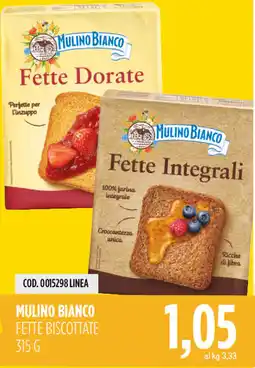 Carico Cash & Carry Mulino Bianco Fette biscottate offerta