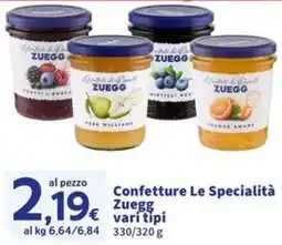 Sigma Confetture Le Specialità Zuegg offerta