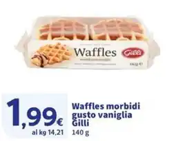 Sigma Waffles morbidi gusto vaniglia Gilli offerta
