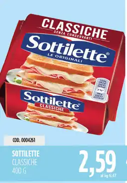 Carico Cash & Carry Sottilette classiche offerta