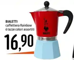 Emisfero Bialetti caffettiera Rainbow offerta