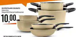 Emisfero Bis pentolame colorato Dolce Vita offerta