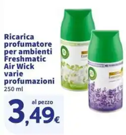 Sigma Ricarica profumatore per ambienti Freshmatic Air Wick offerta
