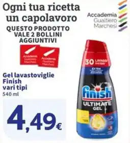 Sigma Gel lavastoviglie Finish vari tipi offerta