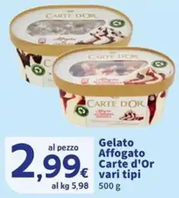 Sigma Gelato Affogato Carte d'Or offerta