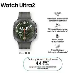 Expert Samsung Galaxy Watch Ultra2 offerta