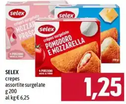 Emisfero Selex crepes assortite surgelate offerta