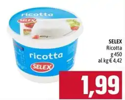 Emisfero Ricotta Selex offerta