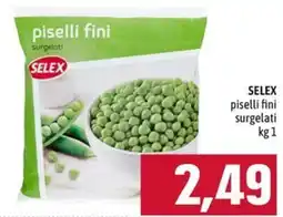 Emisfero SELEX piselli fini surgelati offerta