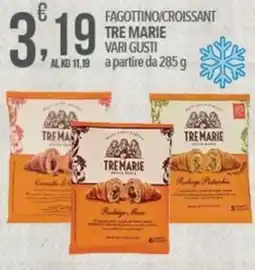 Iper Romagnolo Fagottino/Croissant Tre Marie offerta