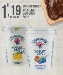 Iper Romagnolo Yogurt intero Vipiteno offerta
