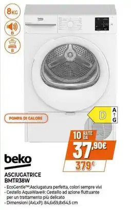 Expert Beko asciugatrice BMTR38W offerta