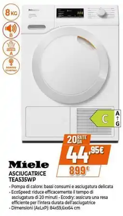 Expert Miele Asciugatrice offerta