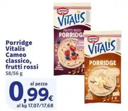 Sigma Porridge Vitals CAMEO classico, frutti rossi offerta