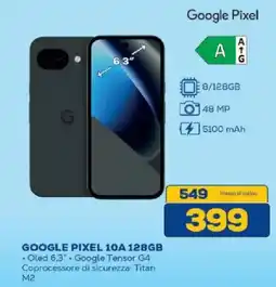 Euronics Bruno Google Pixel 10A 128GB offerta